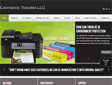 Tablet Screenshot of cartridgetradingllc.com